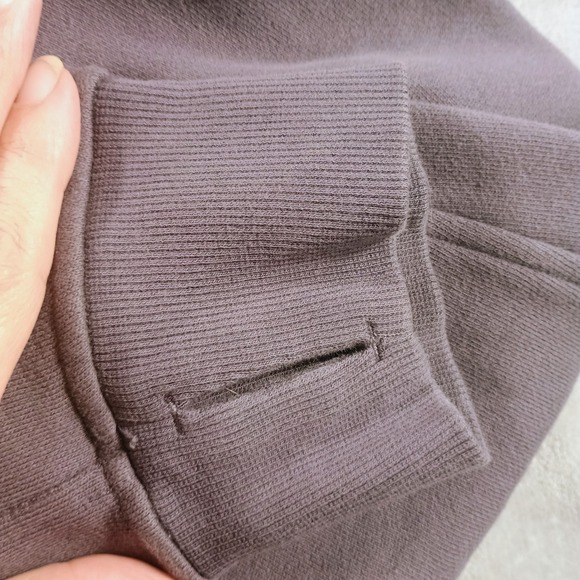 Lululemon Hoodie Womens Medium Purple Scuba Oversized Fleece Kangaroo Pocket - Picture 5 of 9